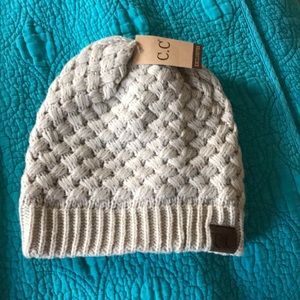 CC brand knit beanie NWT